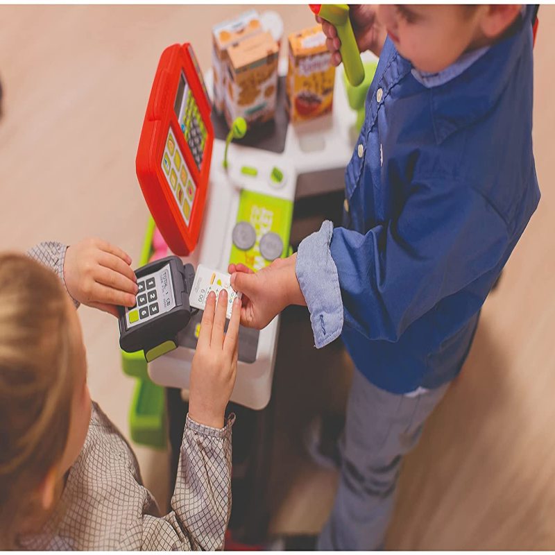 Smoby - Supermarket - Marchande pour Enfant - Chariot de Course