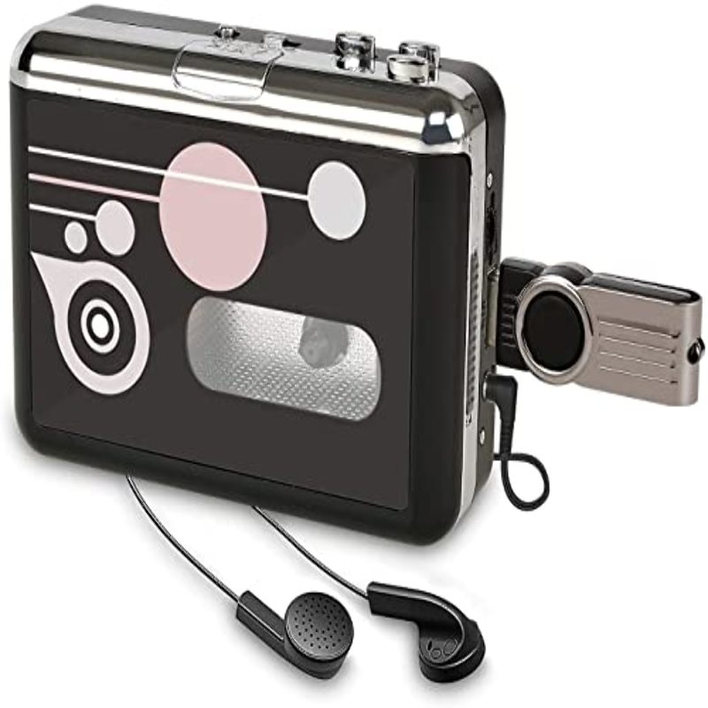 Lecteur de cassette USB portable vers convertisseur PC numérique