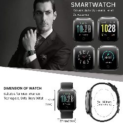 1,69 Montre Connectée Homme Femme,Smartwatch Compatible Samsung Huawei  Xiaomi Android Ios Podometre Montre Sport Cardiofreq[J8329] - Cdiscount  Téléphonie
