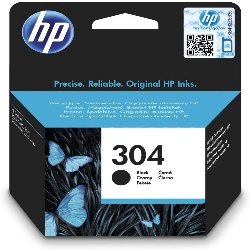 HP 304XL Cartouche d'Encre Noire grande capacité Authentique (N9K08AE)