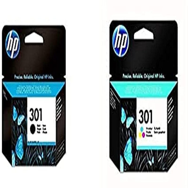 HP DeskJet 2054A HP DeskJet Modèle d'imprimante HP Cartouches d'encre Offre  : marque 123encre remplace HP 301 noir + HP 301 couleur