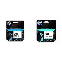 HP 301 Pack combo de 2 (N9J72AE) - Noir/3 Couleurs - Cartouche imprimante -  LDLC